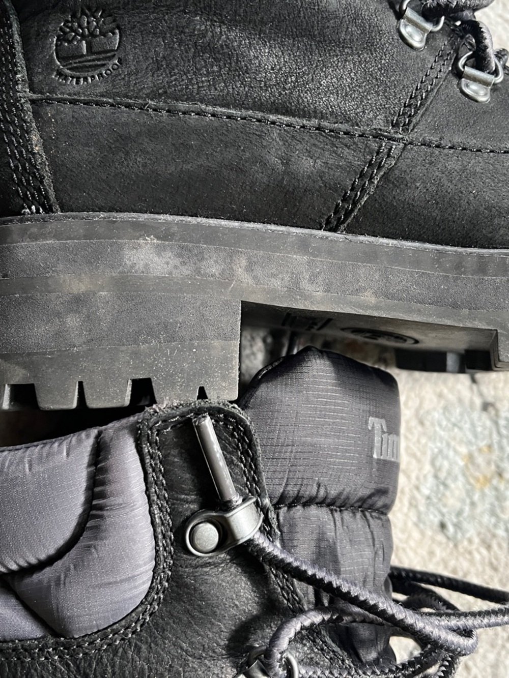 Timberland Women’s Black Lace-Up Chunky Lug Boots - Picture 12 of 14